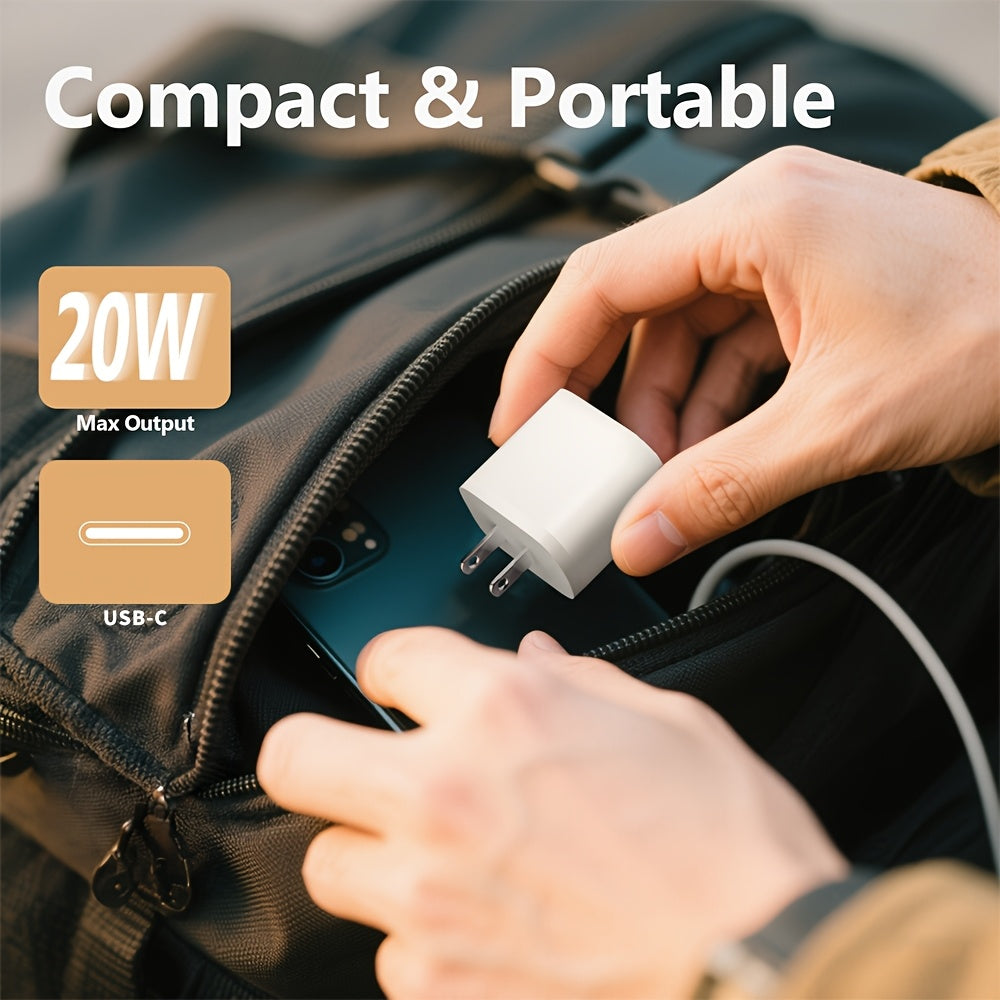 20w usb c fast charger wall adapter   power