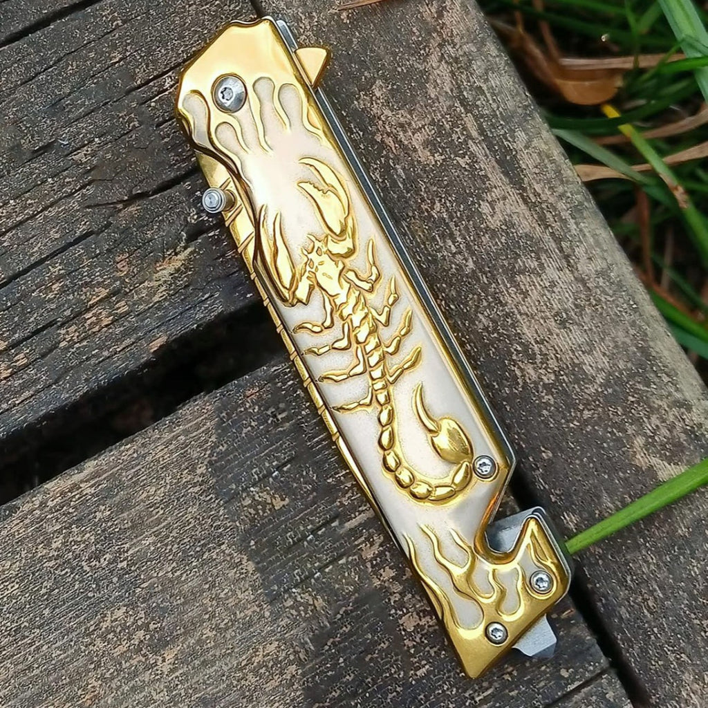 pattern folding knife outdoor camping pocket knife