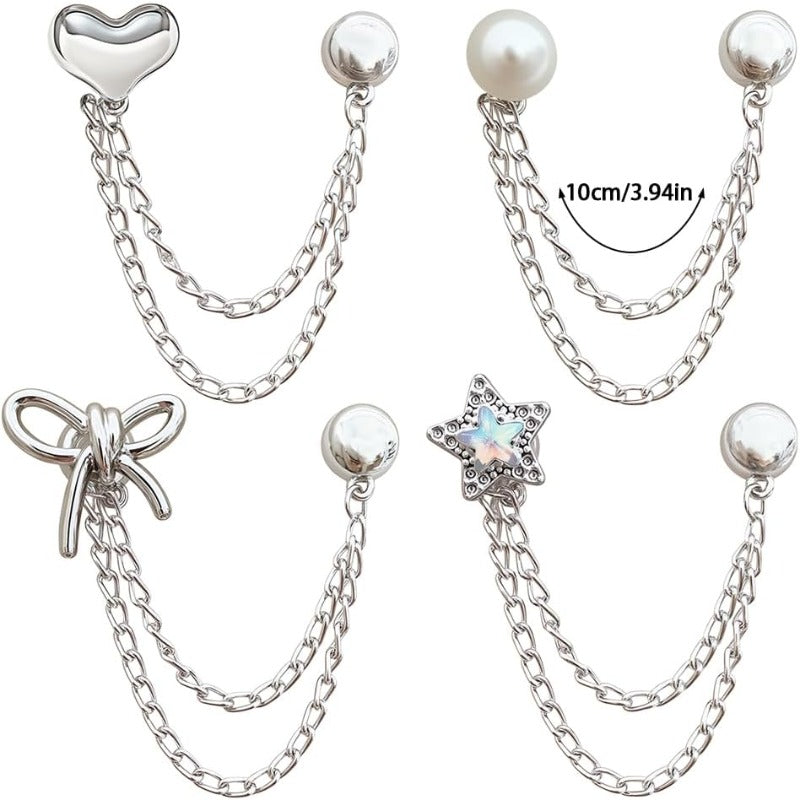 6pcs multi functional clothes clips cutting pants   metal