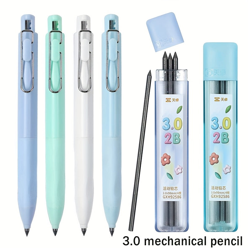 a set 3 0  thick core triangular grip pen shaft