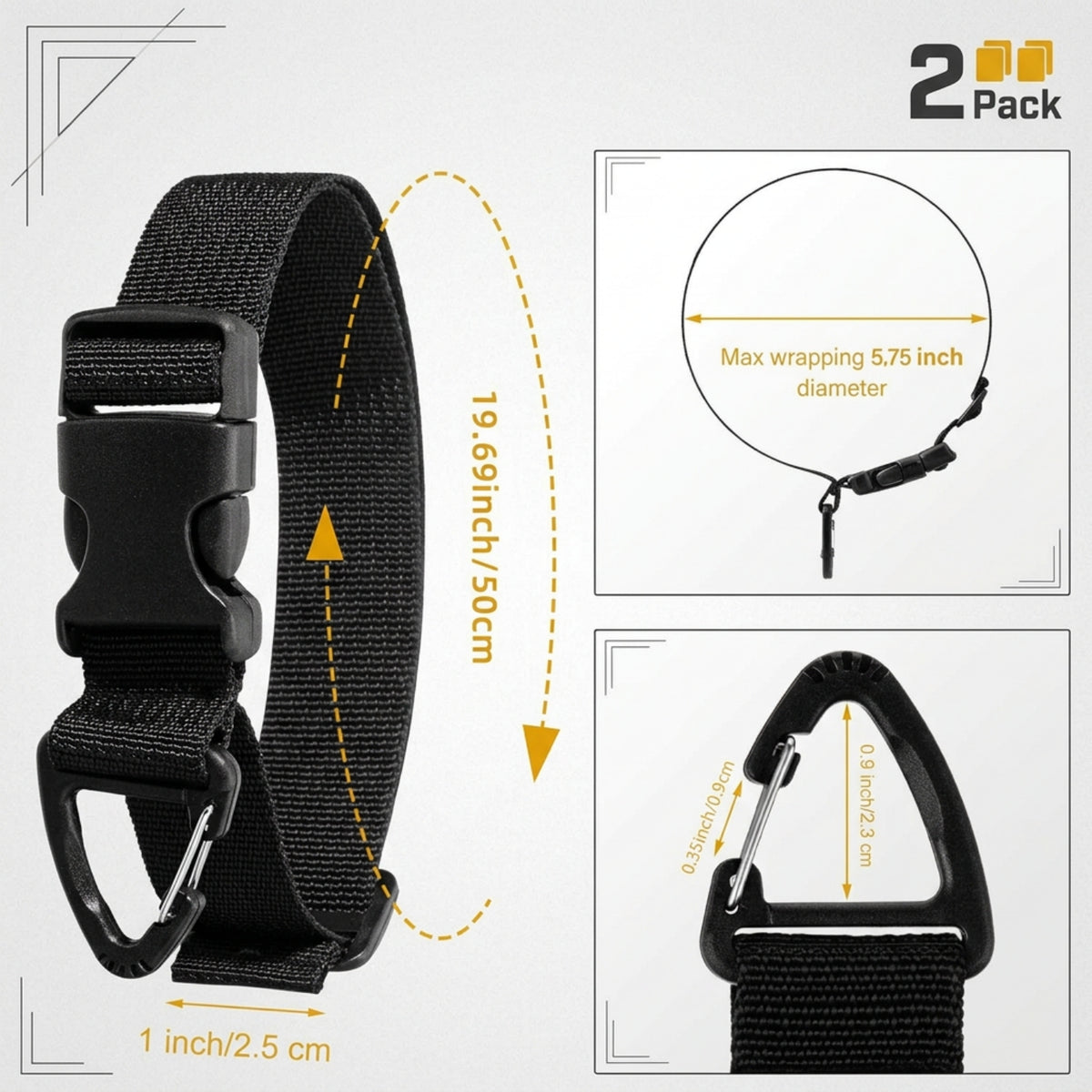 2pcs set bossfr adjustable garden soft straps heavy duty
