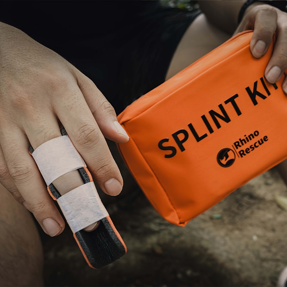 rescue first aid splint orange gray 4pcs size 36 x 4 3