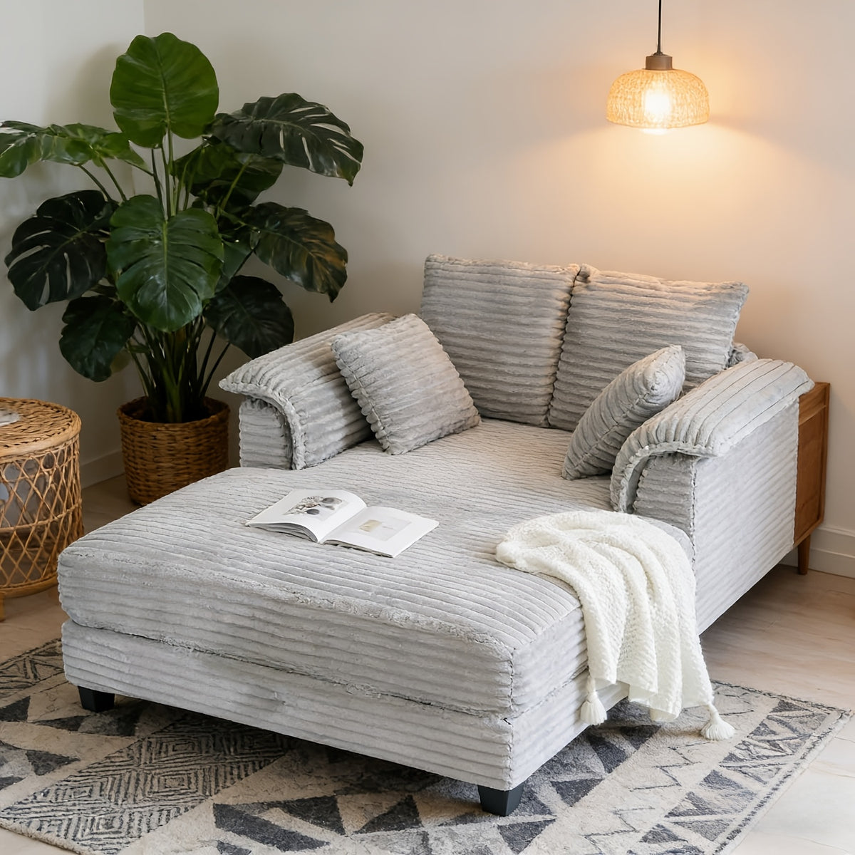 56 oversized corduroy sofa bed recliner sleeper
