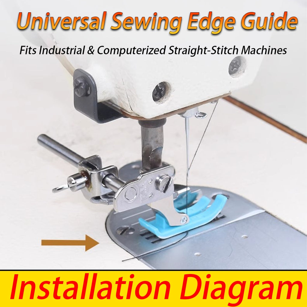 innovative positioning device sewing machine adjustable edge