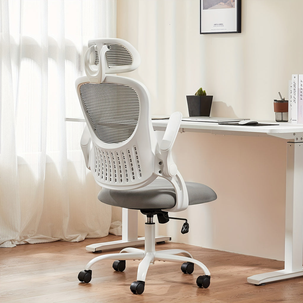 home office desk chair ergonomic high back mesh rolling work