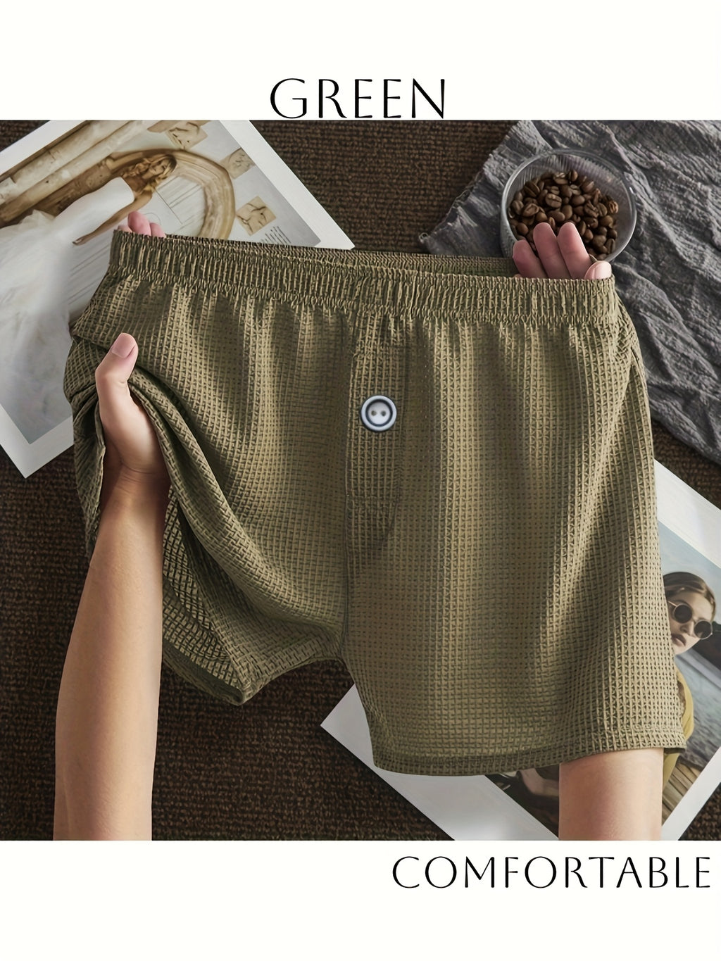 3pcs pc mens high waisted boxer briefs cooling breathable