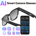 smart   8mp hd video recording glasses audio