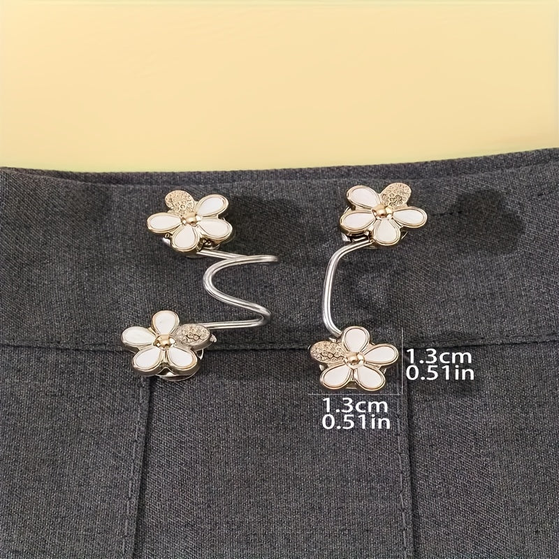 2 sets 12pcs 8 button 4 button rod   floral