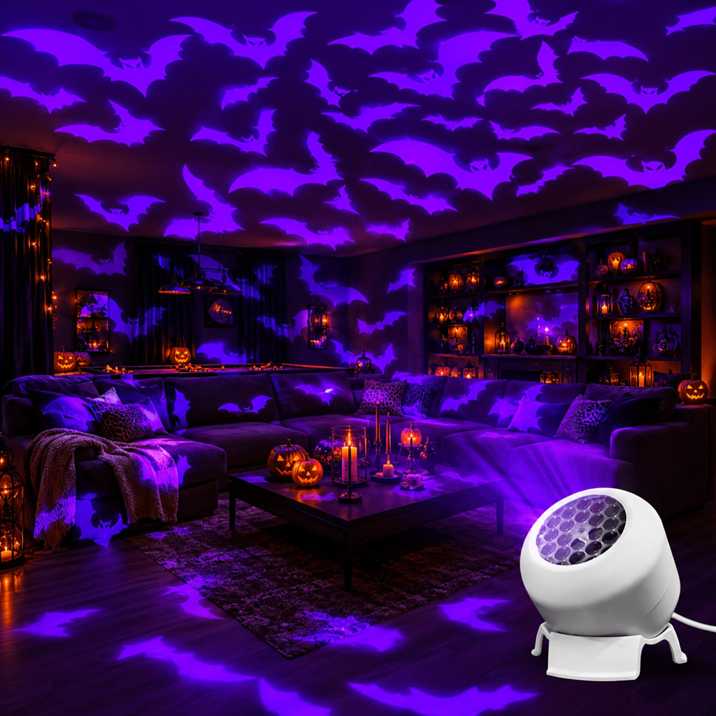 dynamic bat projector light usb powered 360 rotatable