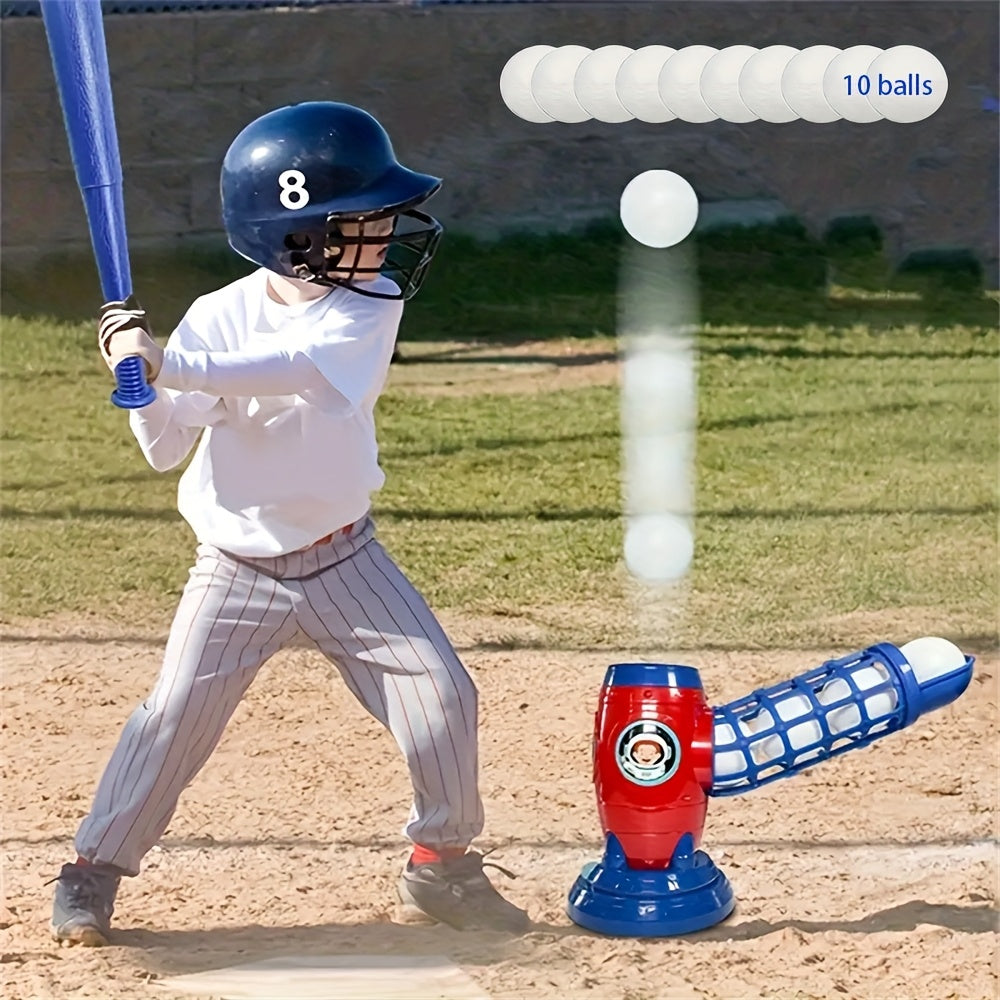 fully automatic childrens baseball machine plastic baseball
