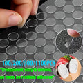 100 200 300 1100pcs round fully transparent double sided