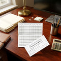 12   register book 6x3inch large print