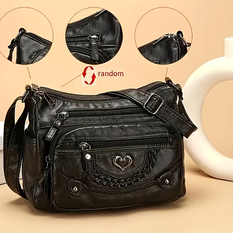 multi compartment tote bag soft texture stylish