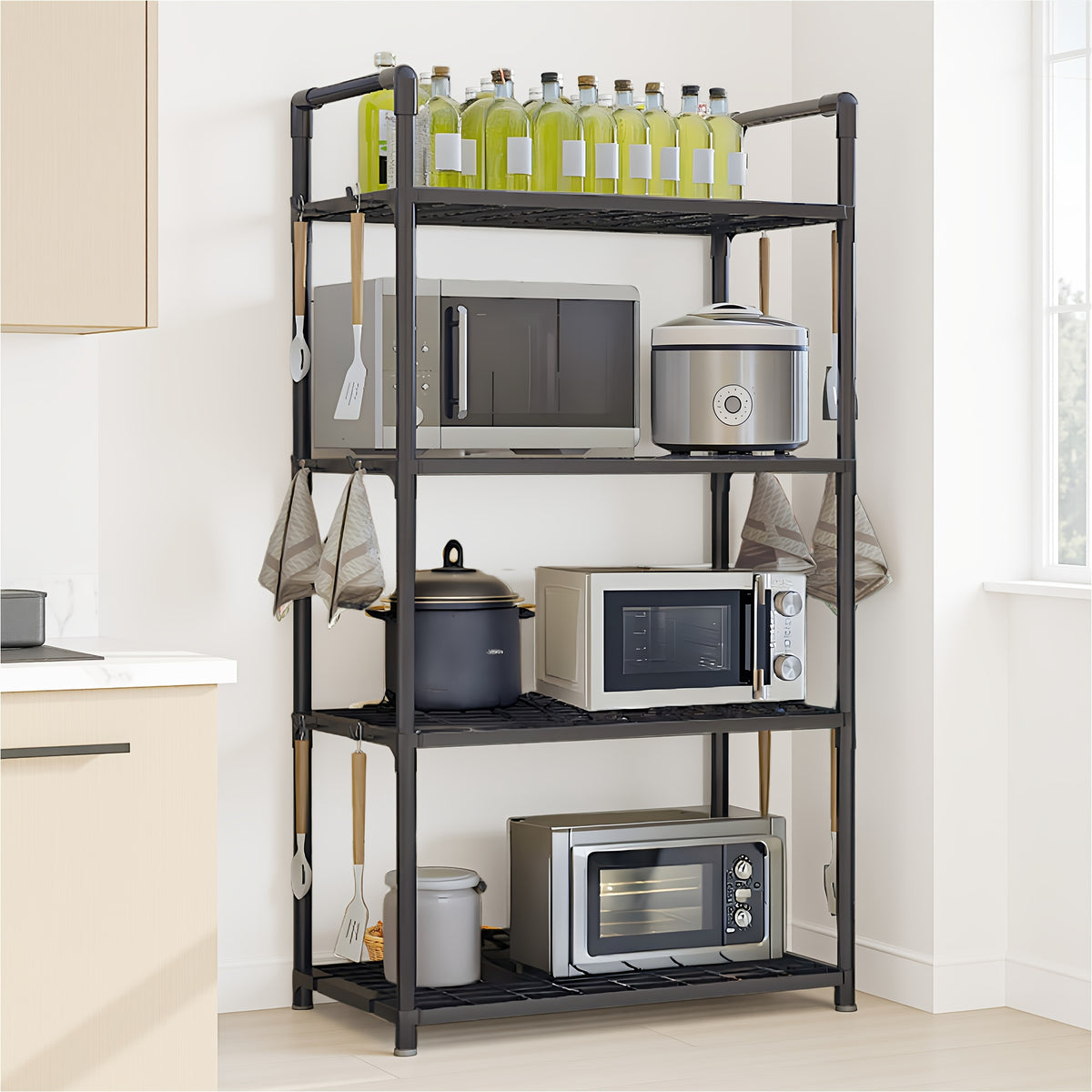 multi functional 4 layer an adjustable space saving storage