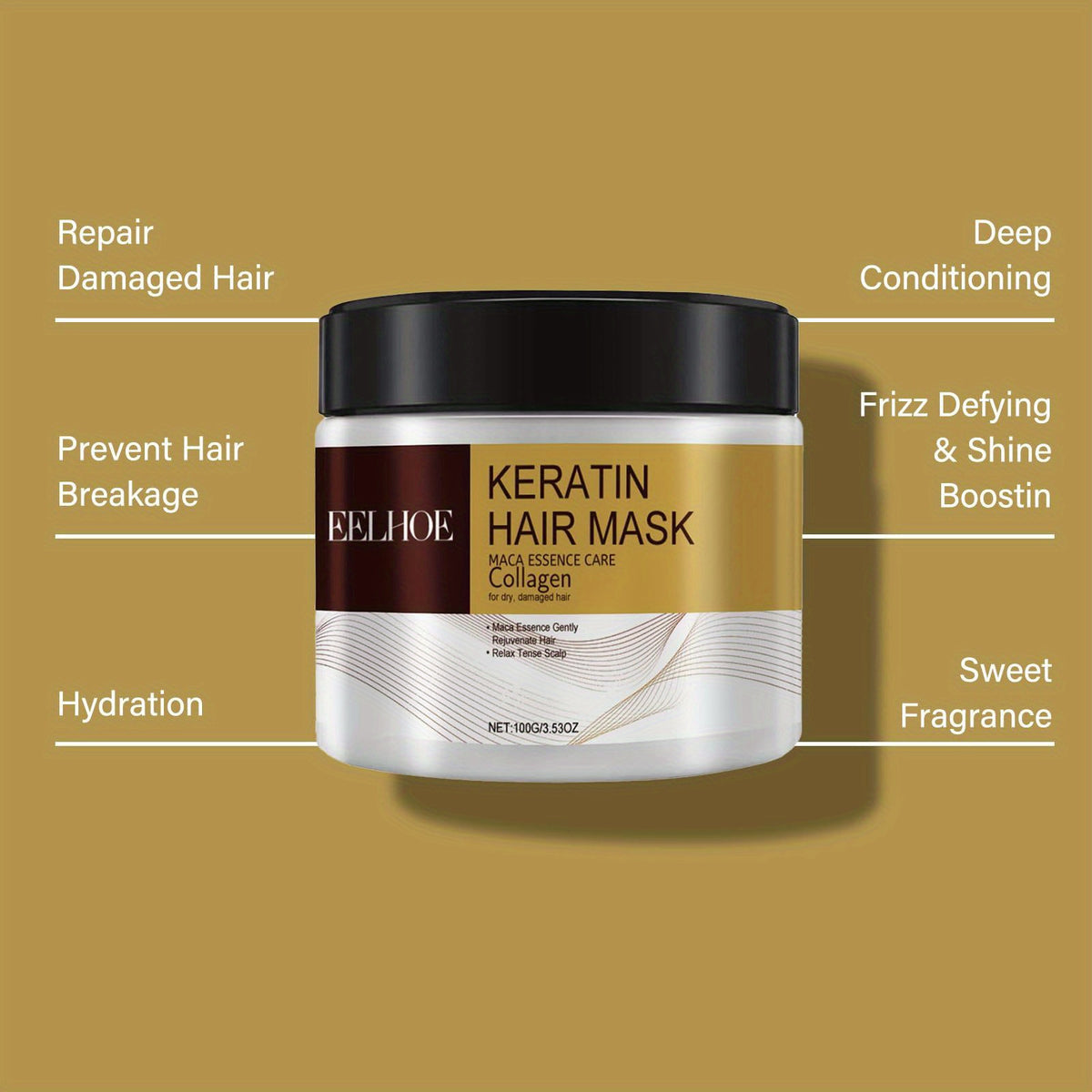 2pcs 2pc 100g keratin hair mask containing   essence