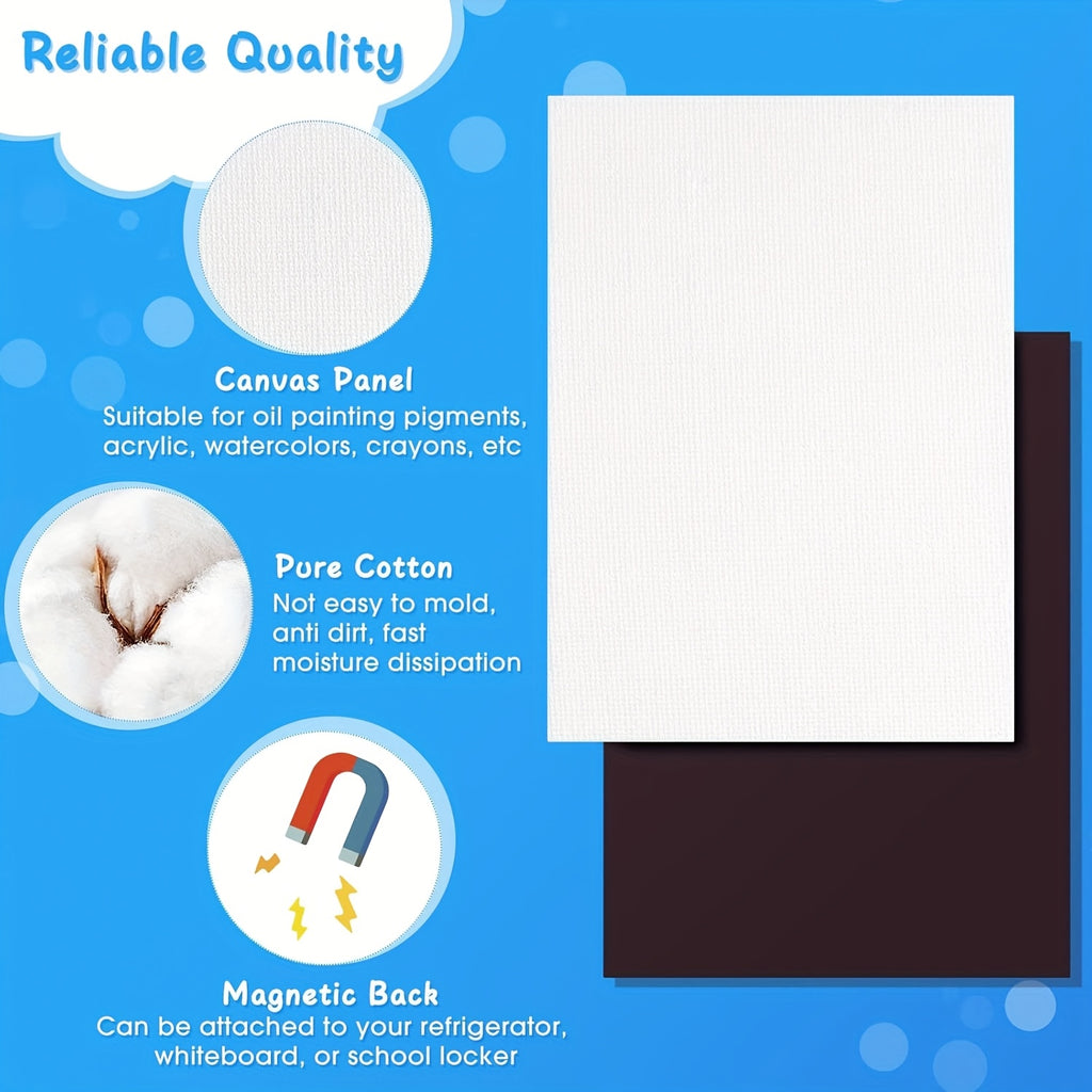 60pcs mini   panel boards magnetic painting