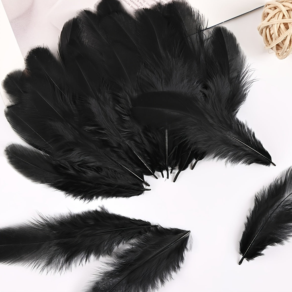 297pcs colorful artificial feathers suitable diy crafts