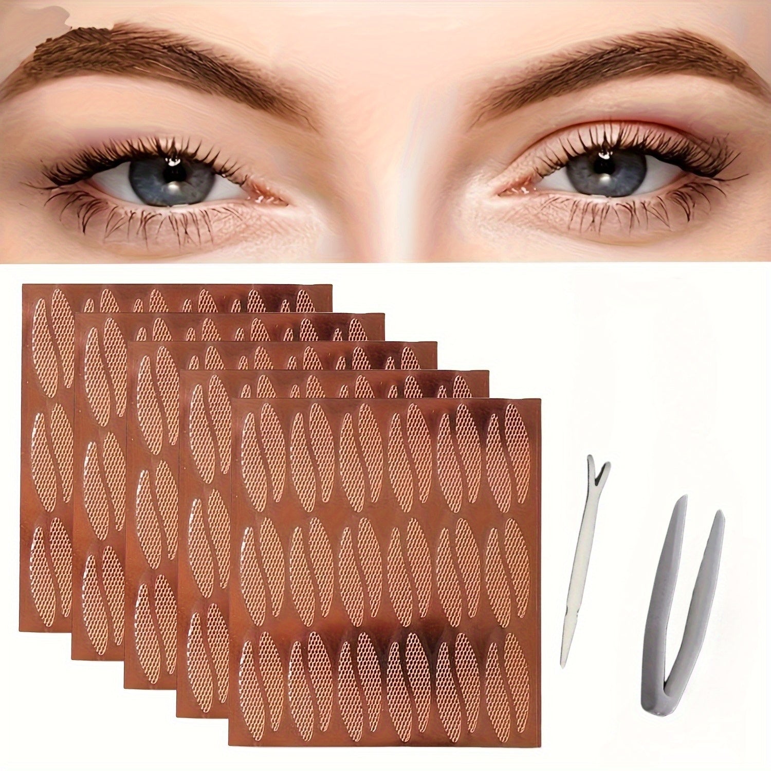 36 stickers droplet shaped double eyelid stickers outlining