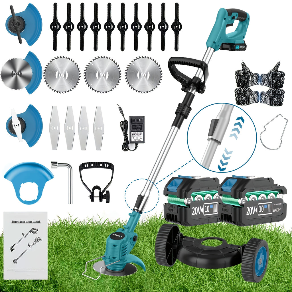 3in1 cordless lawn trimmer multi functional electric trimmer
