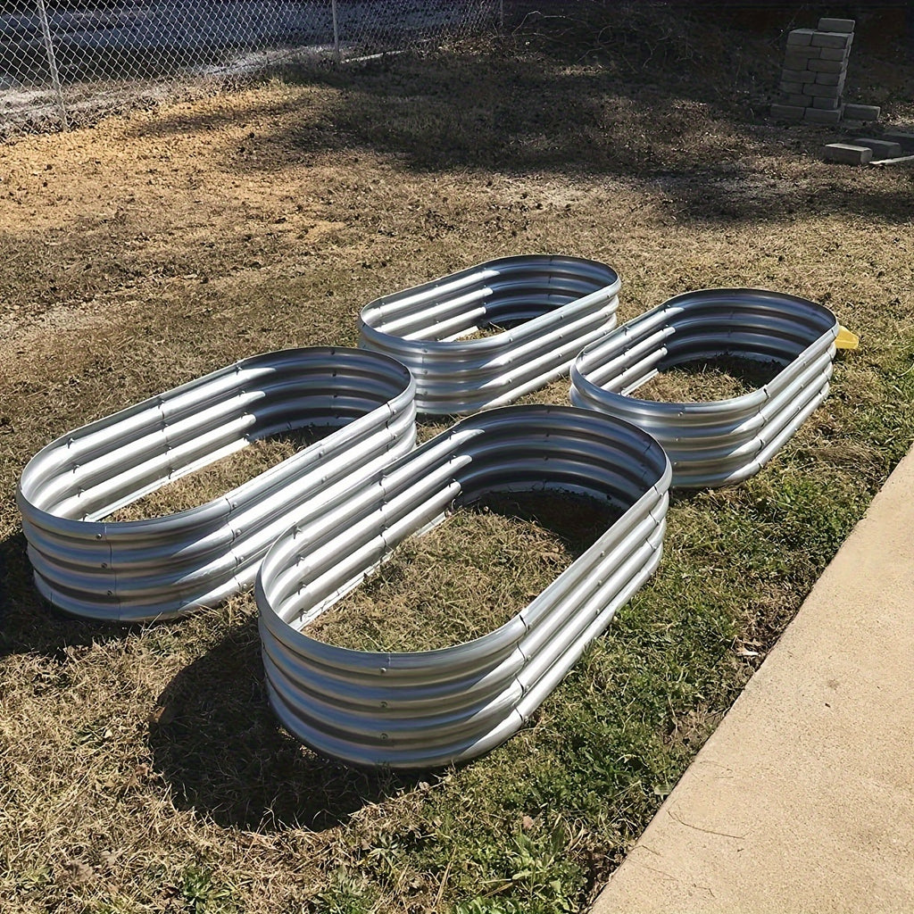 bcnvdus 2 packs galvanized raised garden bed covers