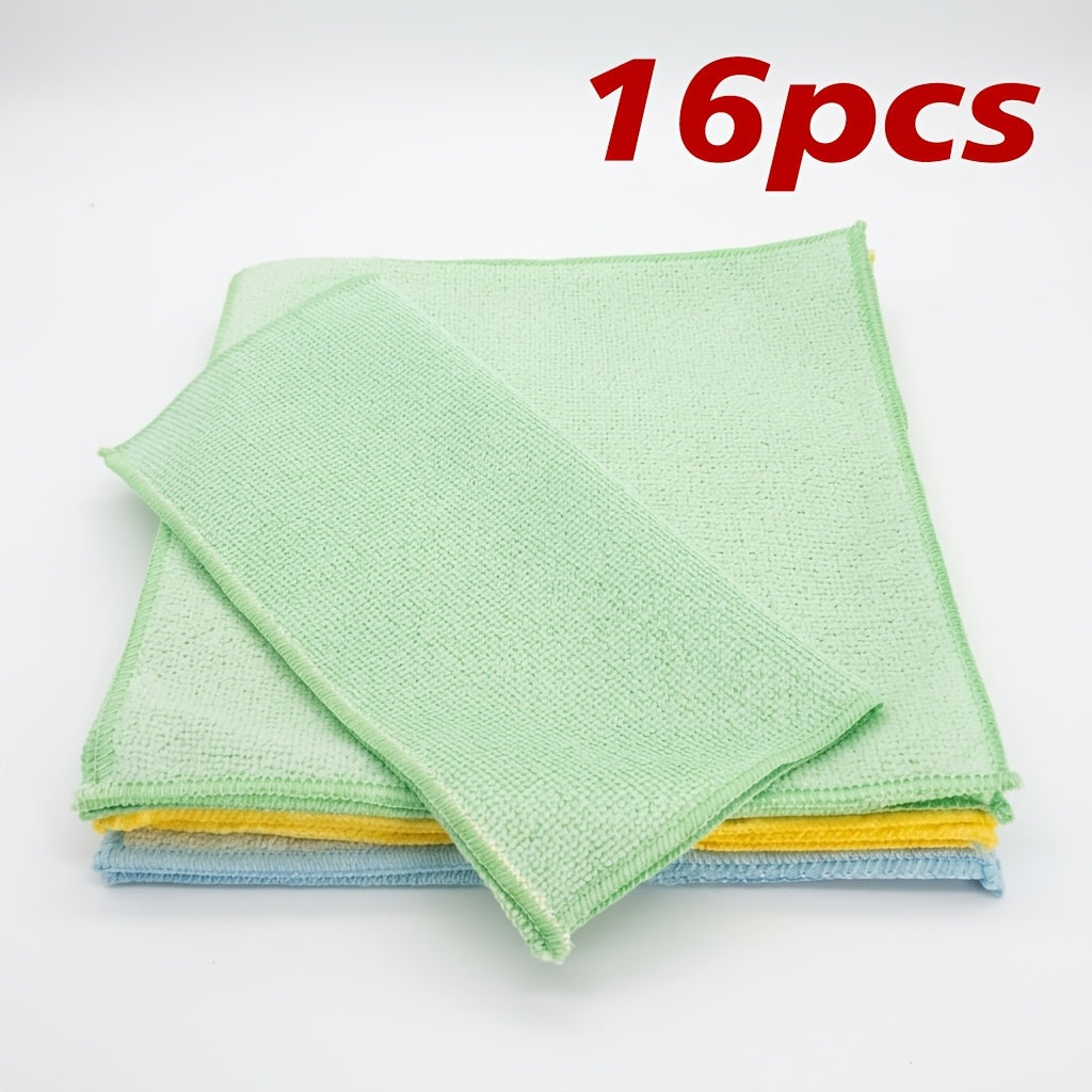 8 16 32 pack random color microfiber cleaning cloths