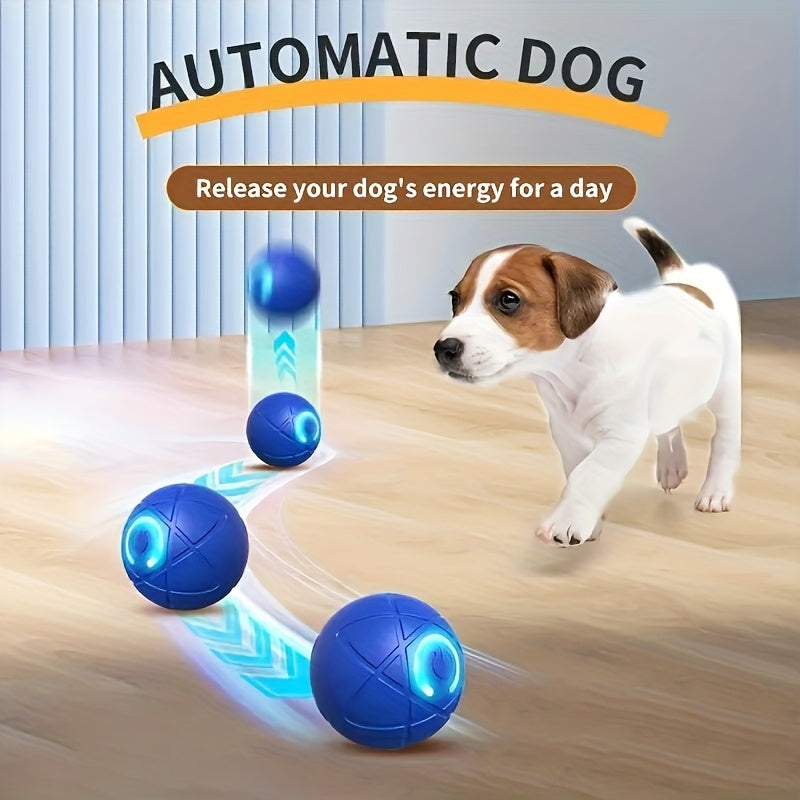 interactive bouncing dog toy ball gravity activated active