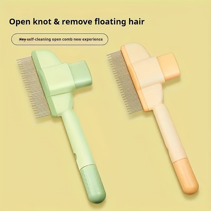 self cleaning pet comb detangling deshedding tool suitable