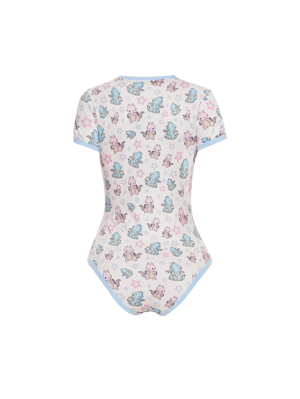 womens printed bodysuit spring summer short sleeve base