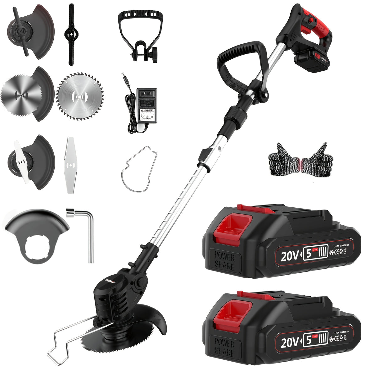 3in1 cordless lawn trimmer multi functional electric trimmer