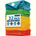 8 16 32 pack random color microfiber cleaning cloths