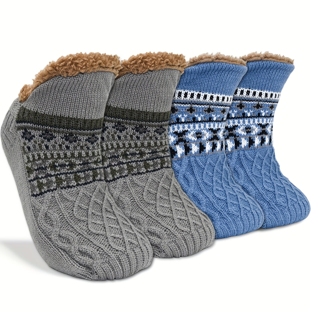 mens   bed slippers warm   knitted non slip