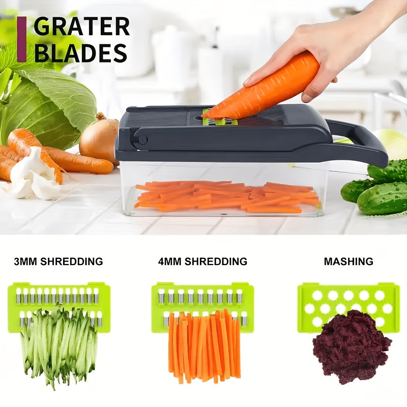 16 in 1 vegetable chopper professional onion chopper