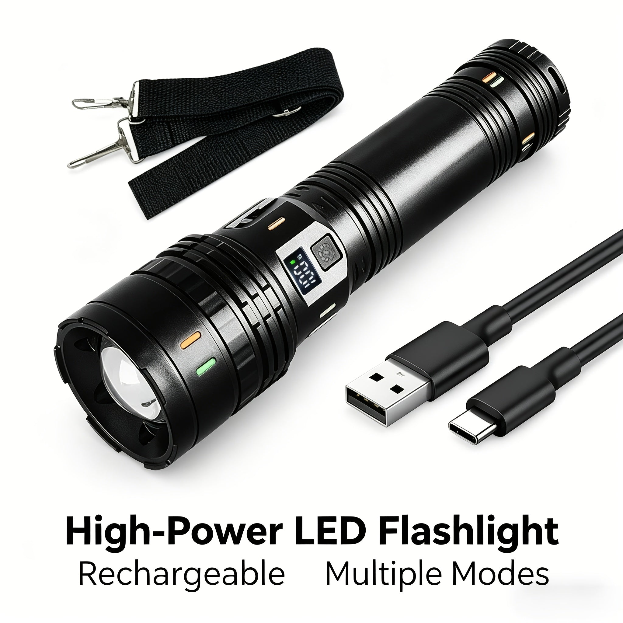 flashlight  s  b charging features a
