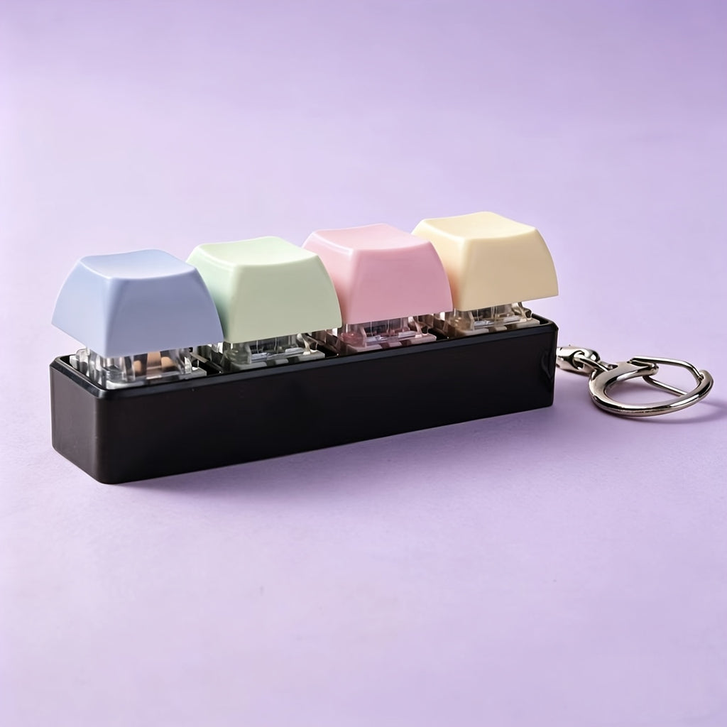 keychain multi color keychain   fidget clicker bag charm