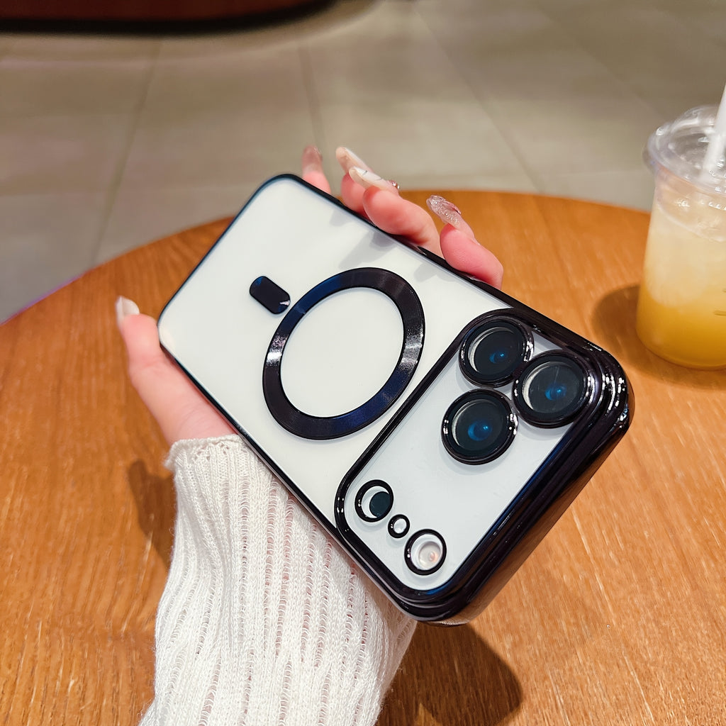 magnetic   thin phone case plating full camera protection