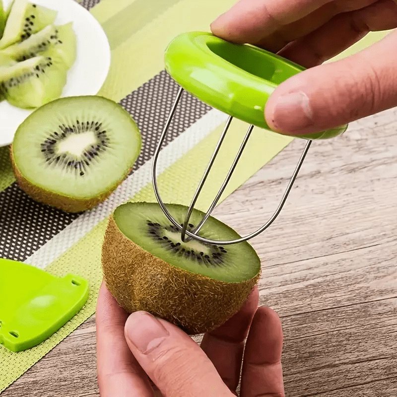 1pc   kiwi fruit slicer manual cutter peeler abs