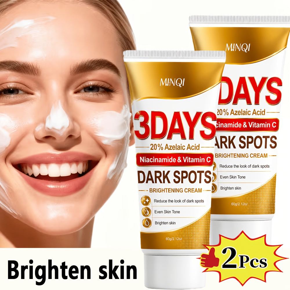 2pcs 3 day pore dark spot brightening cream cooling de