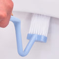 1pc blue v shaped toilet brush innovative s shaped curved