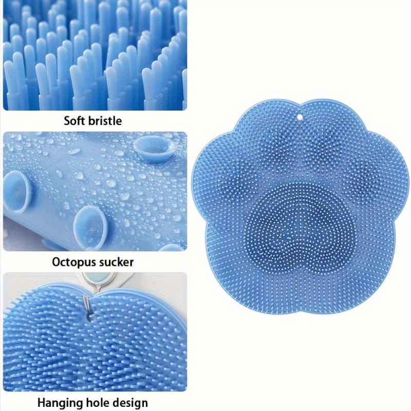 1pc bath massage mat   washer back scrubber shower