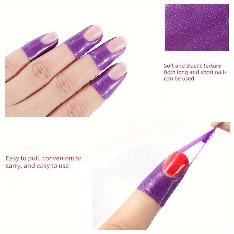 40pc u shaped nail protective film used nail printing