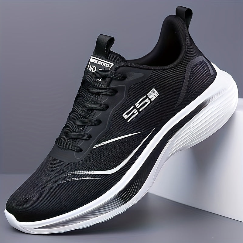 summer mens athletic shoes soft sole shock absorption mesh