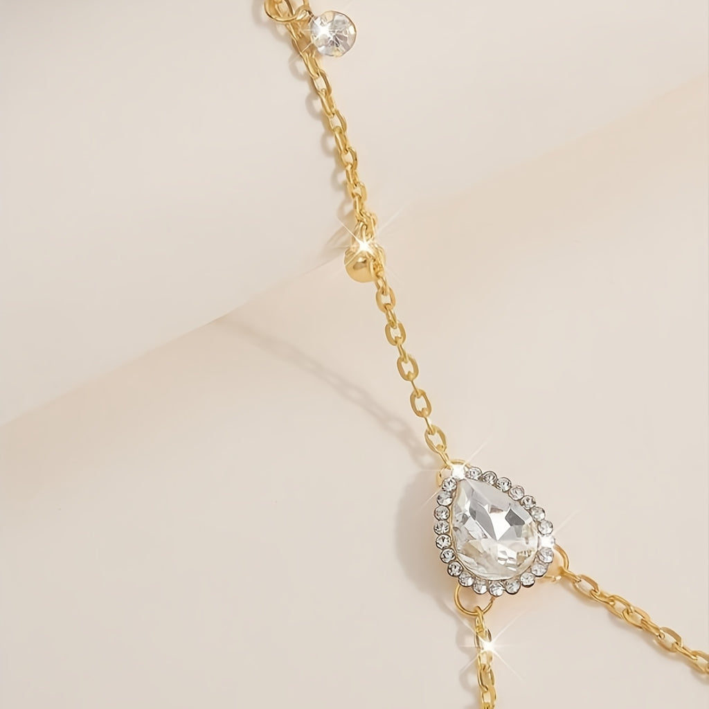 1pc   backless style bridal necklace luxurious multi