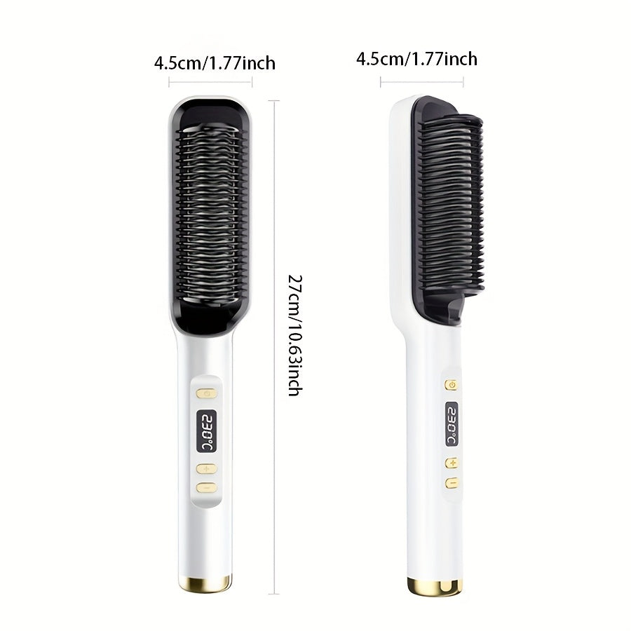 electric straightening brush a versatile heated comb