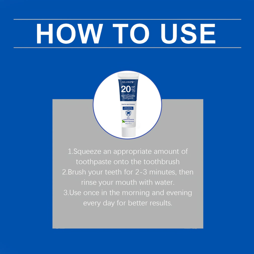 20 hydroxyapatite toothpaste fluoride free