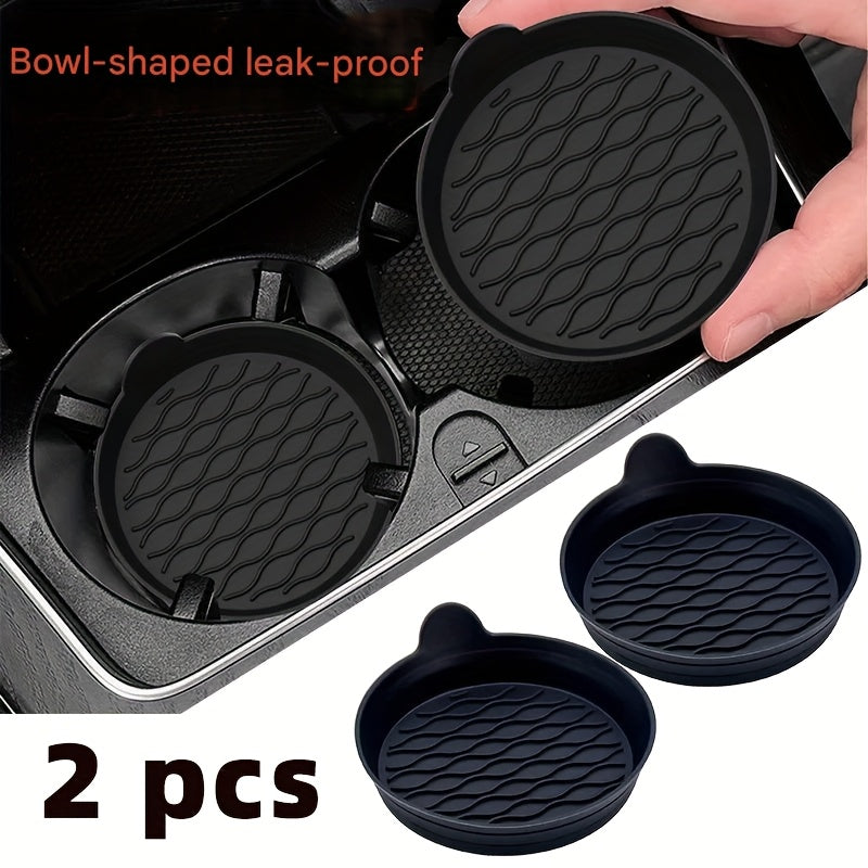 car silicone coaster car   universal round car