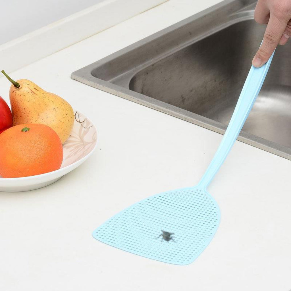 3pcs thickened colored heavy fly swatters random colors