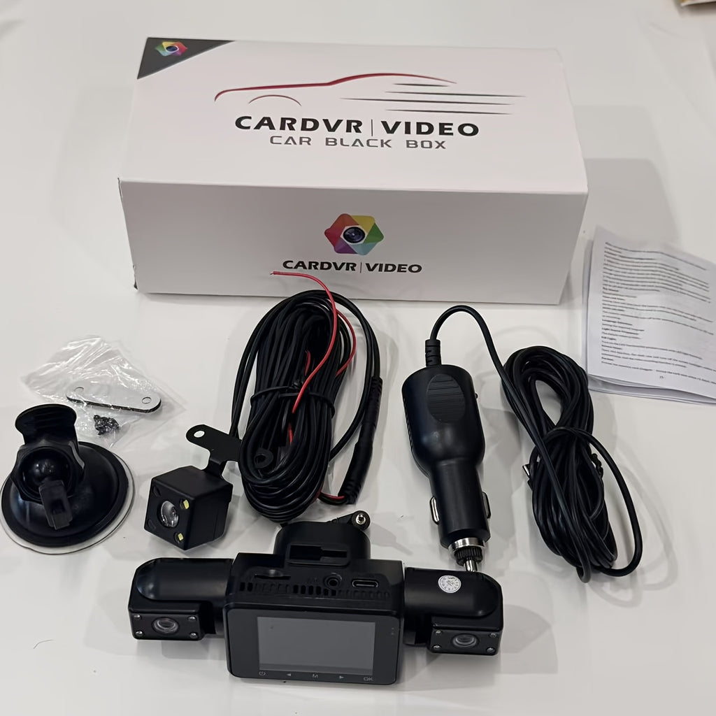 multi angle dash cam four lenses front rear   1080p