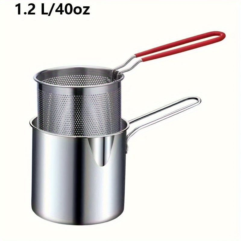 stainless steel deep fryers filter rack compact