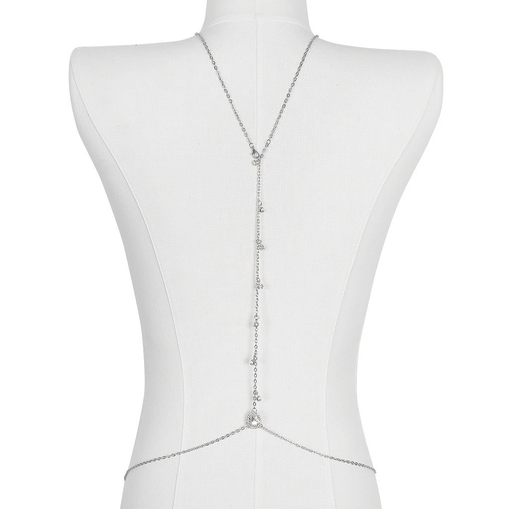 1pc   backless style bridal necklace luxurious multi