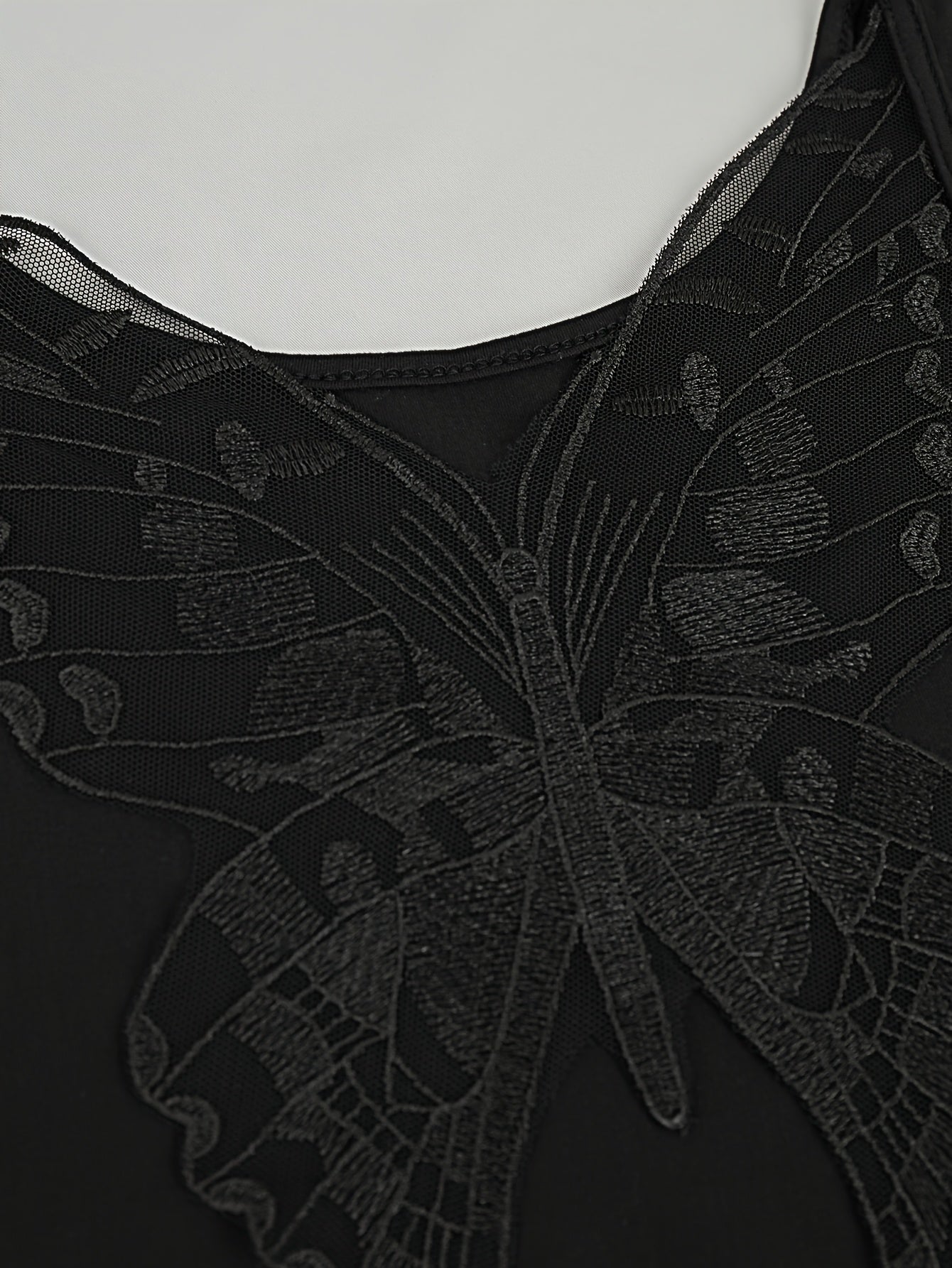 womens y2k solid back   lace hollow short sleeve